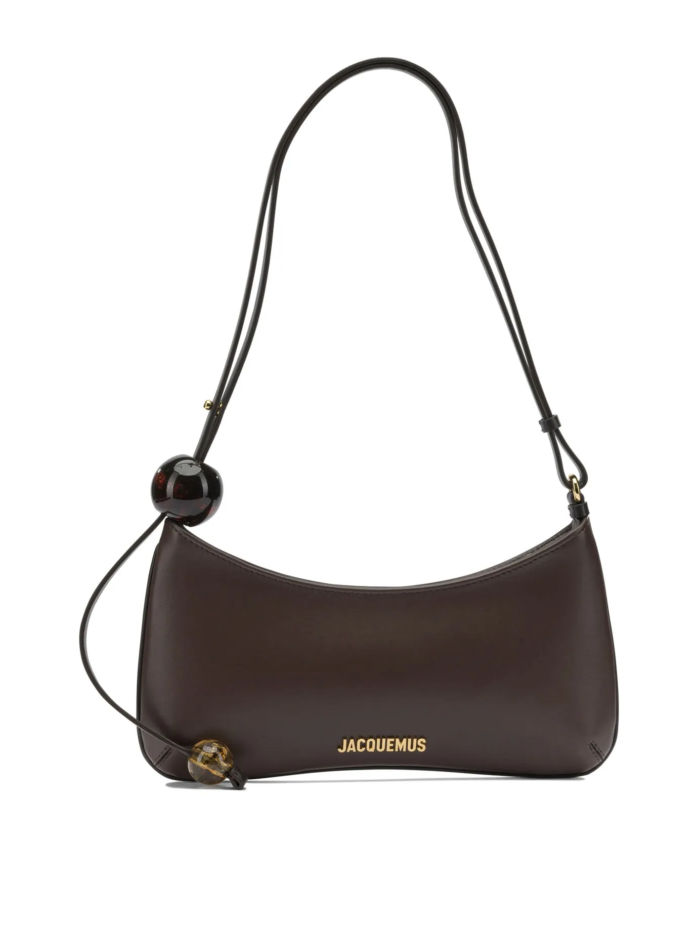 Le Bisou Perle Shoulder Bags Brown sold by Wanan Luxury