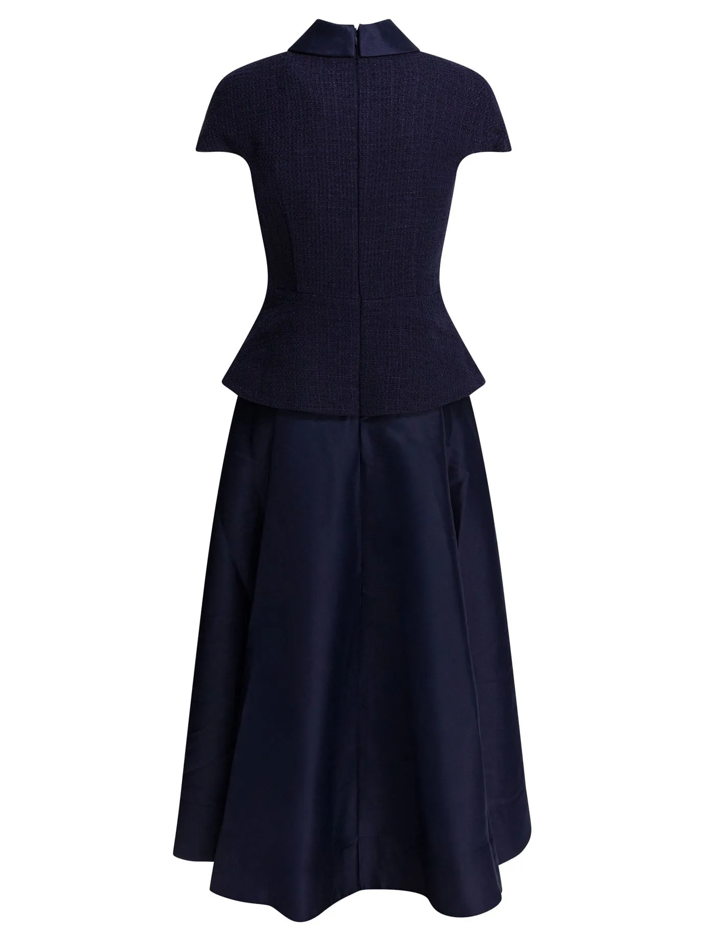 Taffeta Boucle Midi Dress Dresses Blue sold by Wanan Luxury product image thumbnail 2