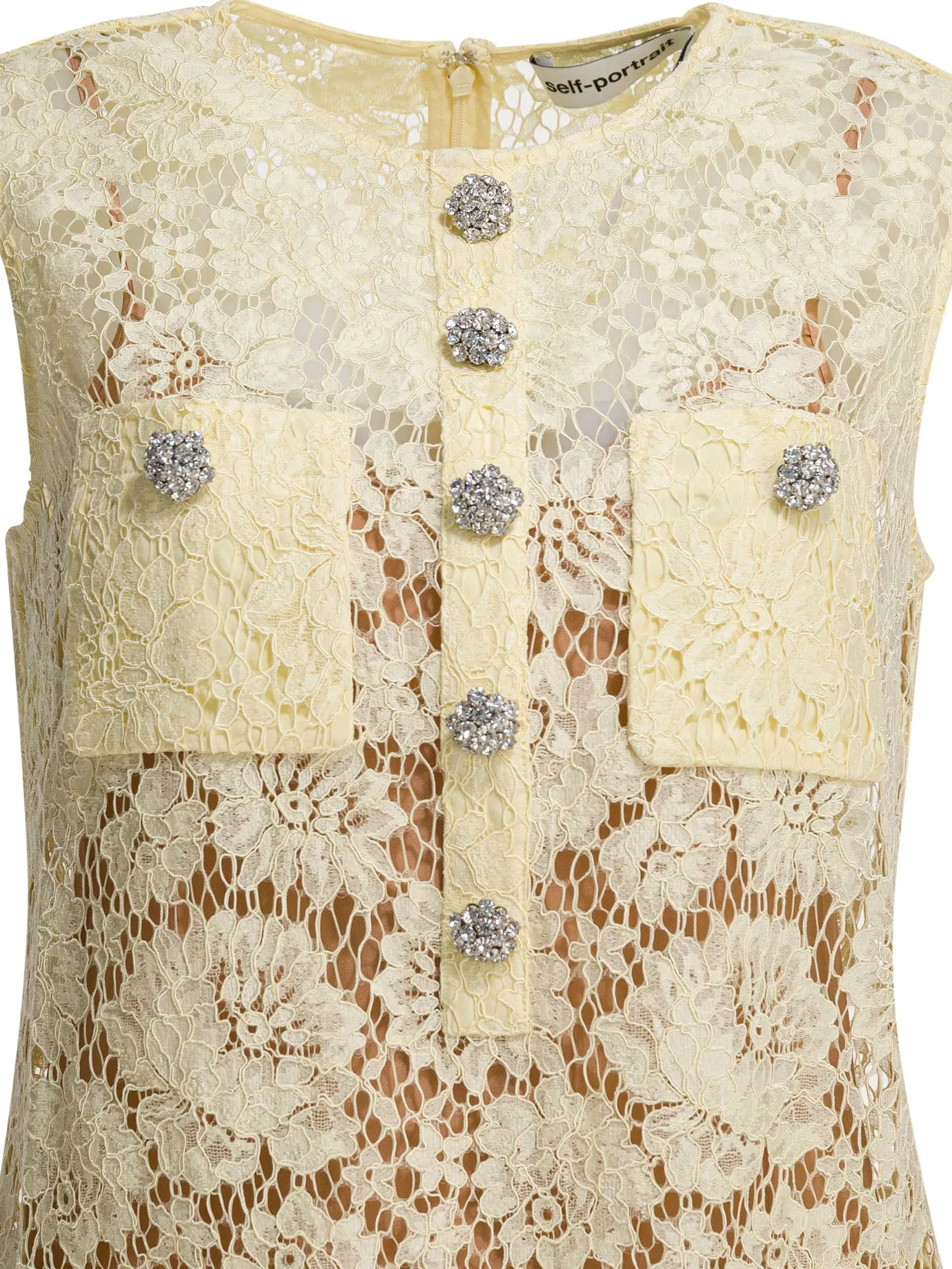 Lace Sheath Dress Dresses Yellow sold by Wanan Luxury product image thumbnail 3