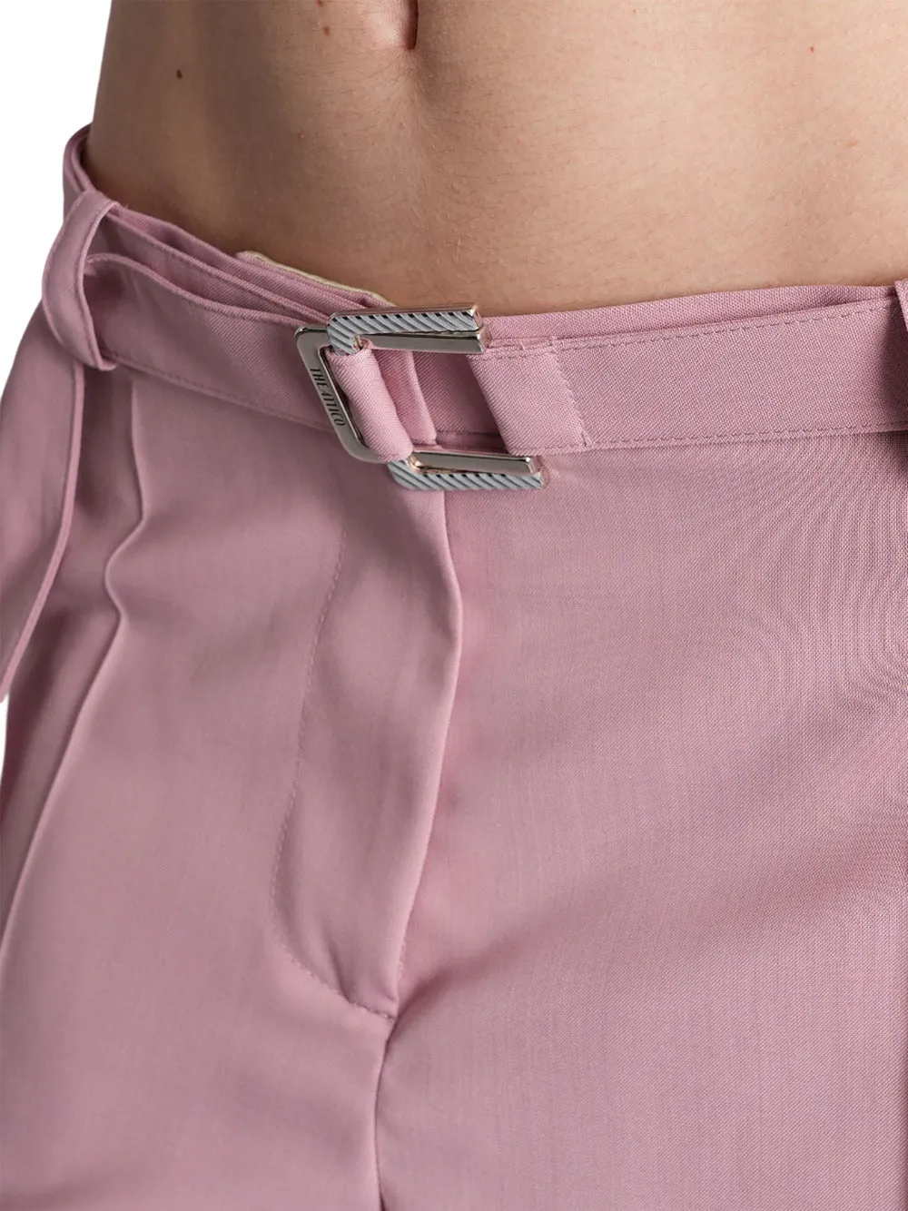 Pink Polyester Trousers sold by Wanan Luxury product image thumbnail 5