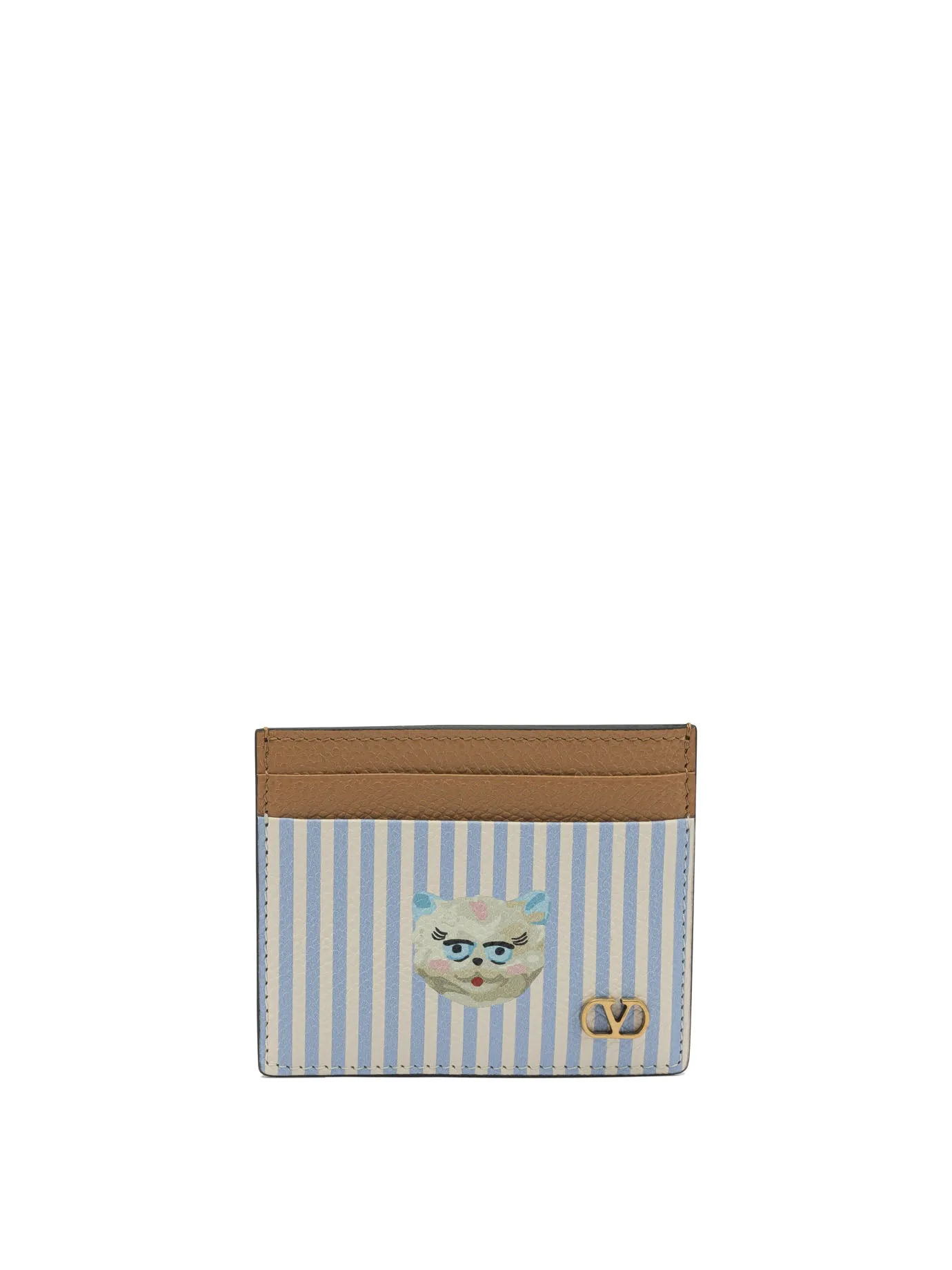 Vlogo Signature Card Holder Wallets & Card Holders Light Blue sold by Wanan Luxury