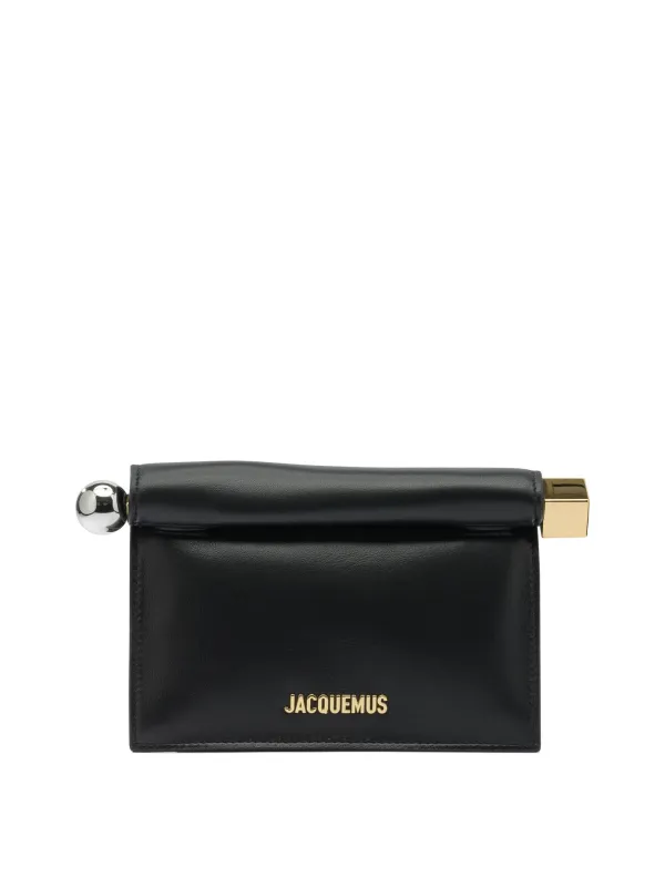 La Petite Rond Carrè Clutches Black made by Jacquemus