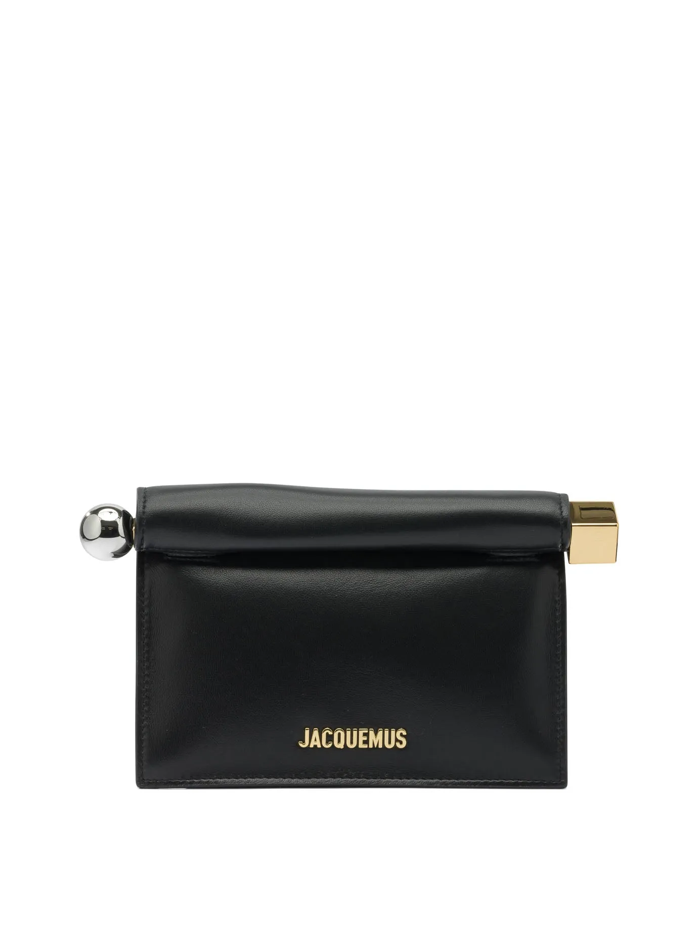 La Petite Rond Carrè Clutches Black sold by Wanan Luxury