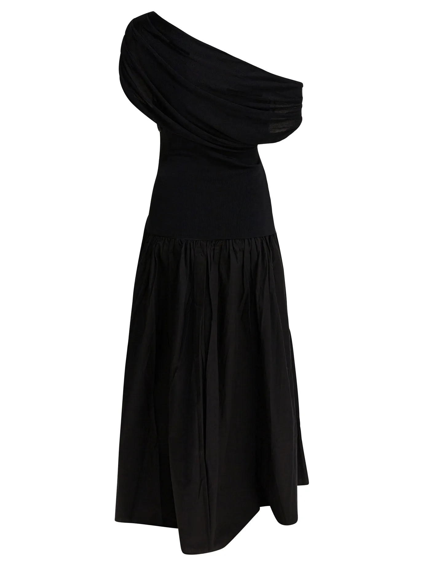 Draped Midi Dress Dresses Black sold by Wanan Luxury product image thumbnail 2