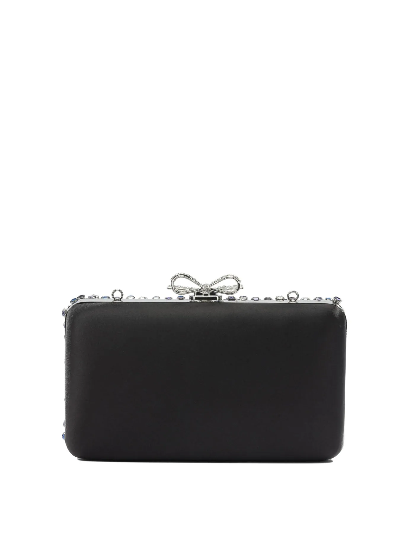 Multi-Crystal Knit Clutch Bag Clutches Black sold by Wanan Luxury product image thumbnail 3