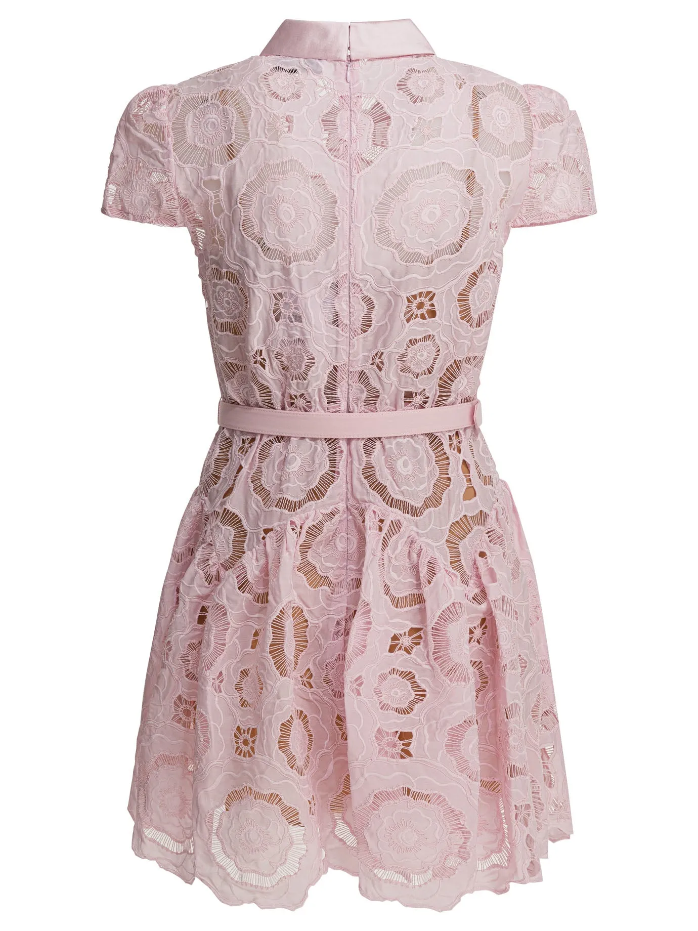 Floral Lace Flared Dress Dresses Pink sold by Wanan Luxury product image thumbnail 2