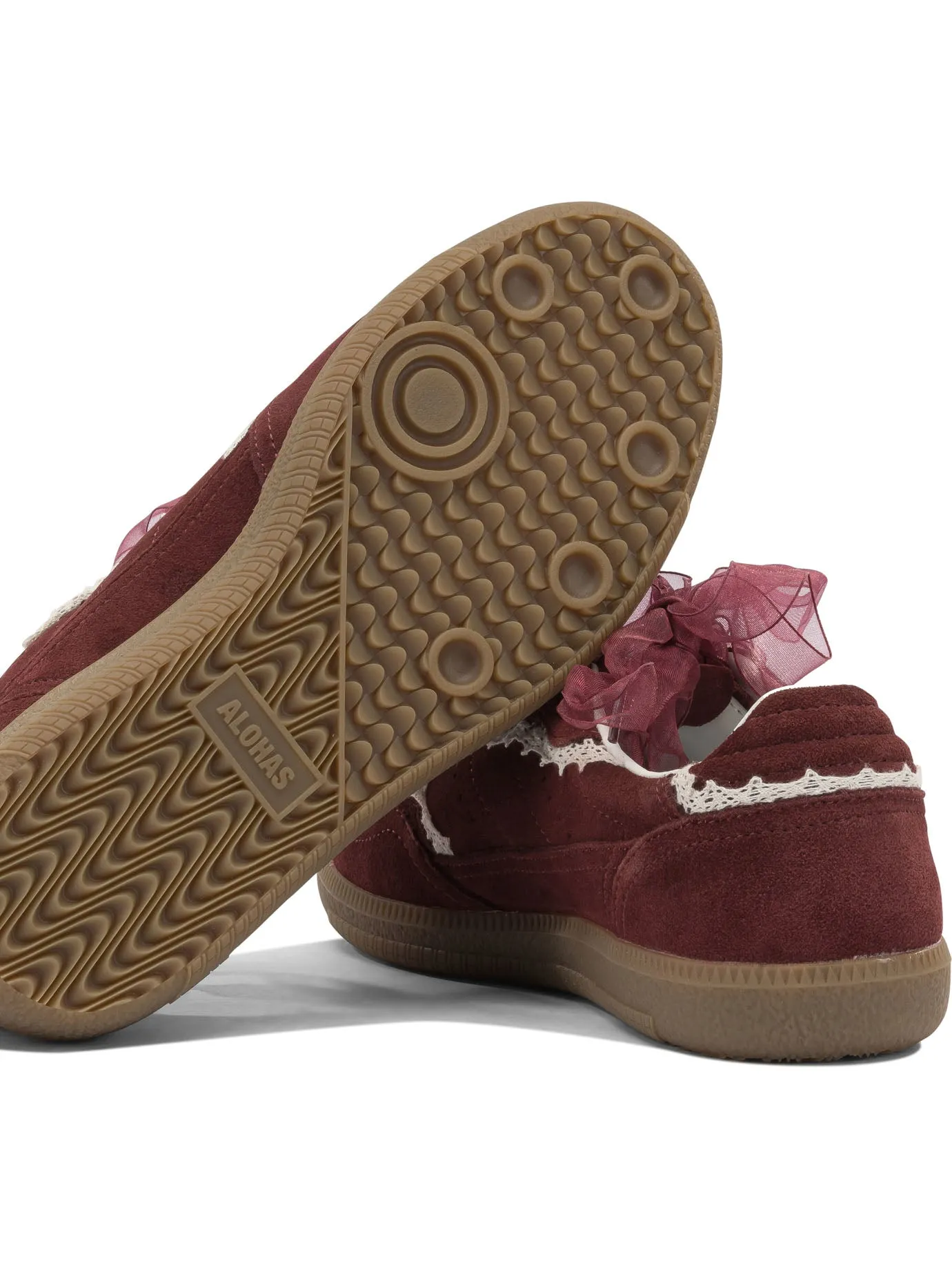 Tb.490 Crochet Burgundy Leather Sneakers Bordeaux sold by Wanan Luxury product image thumbnail 5