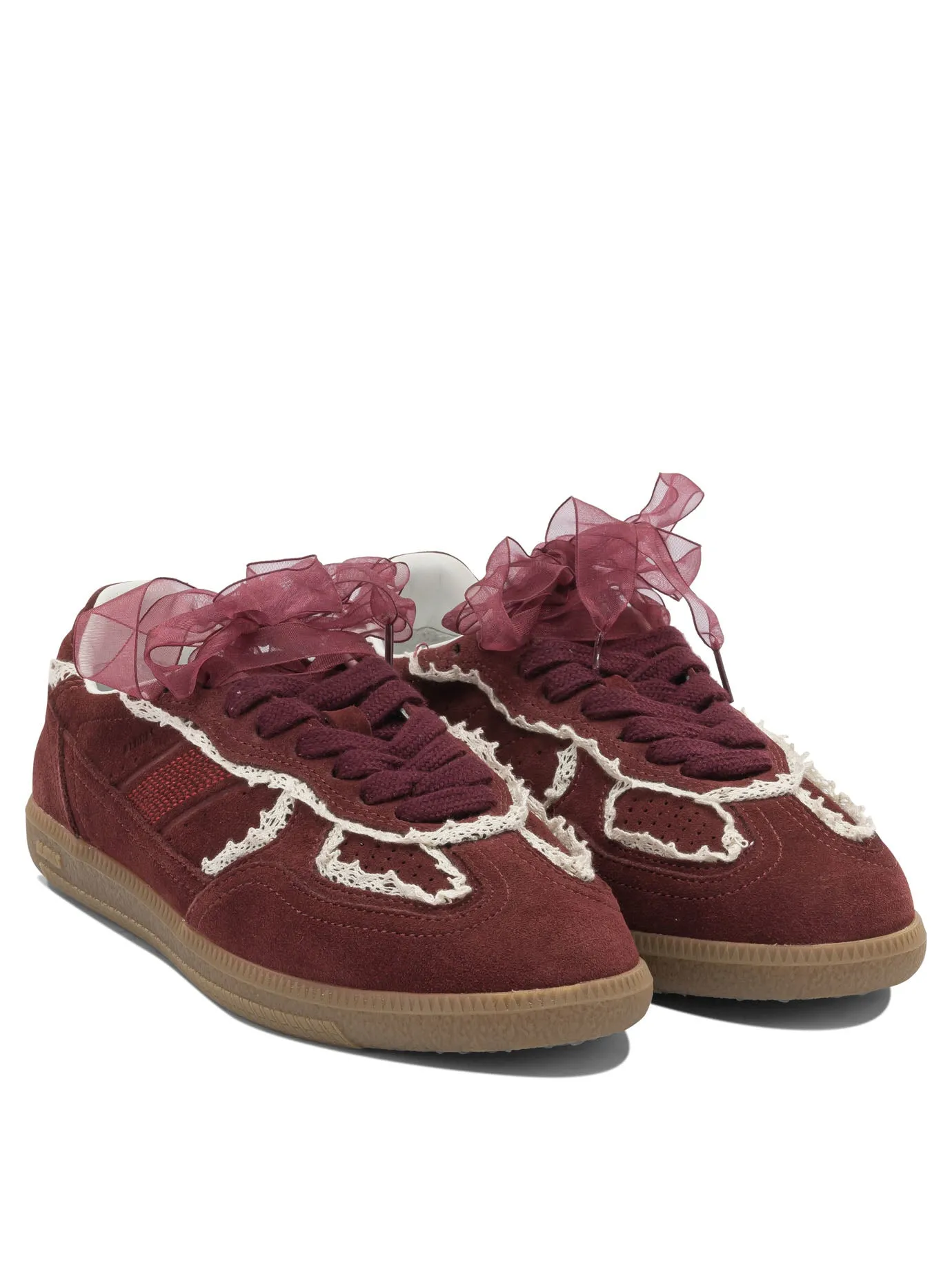 Tb.490 Crochet Burgundy Leather Sneakers Bordeaux sold by Wanan Luxury product image thumbnail 2