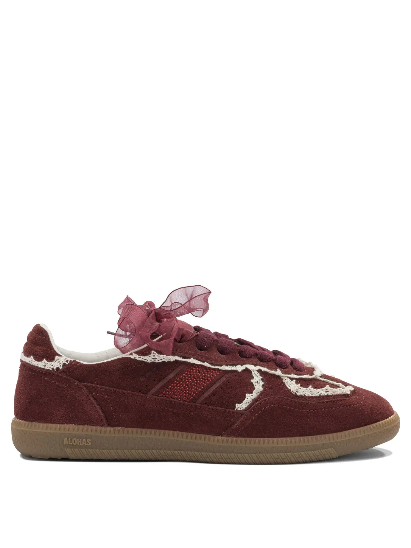 Tb.490 Crochet Burgundy Leather Sneakers Bordeaux sold by Wanan Luxury