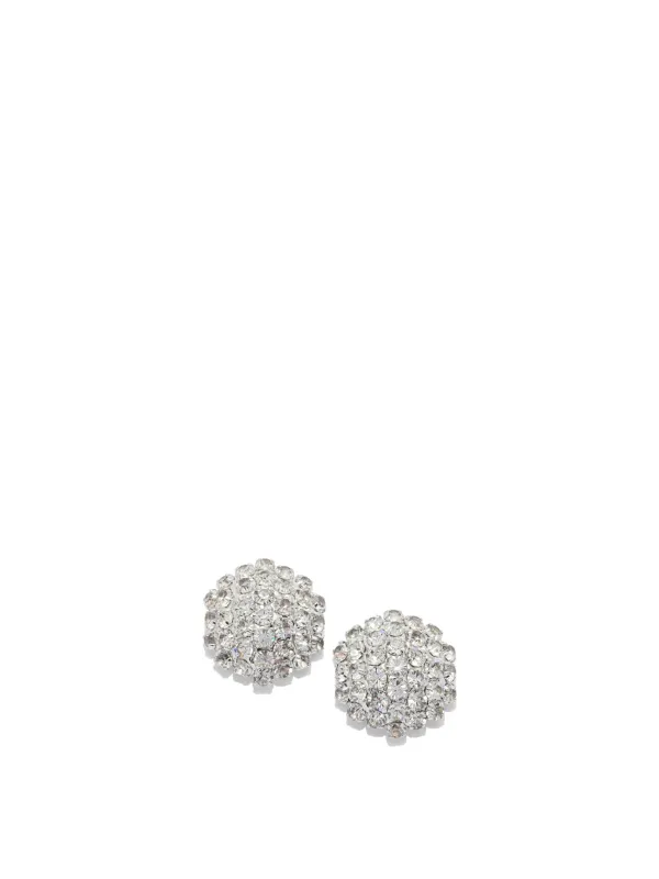 Earrings With Crystals Jewels Silver sold by Wanan Luxury