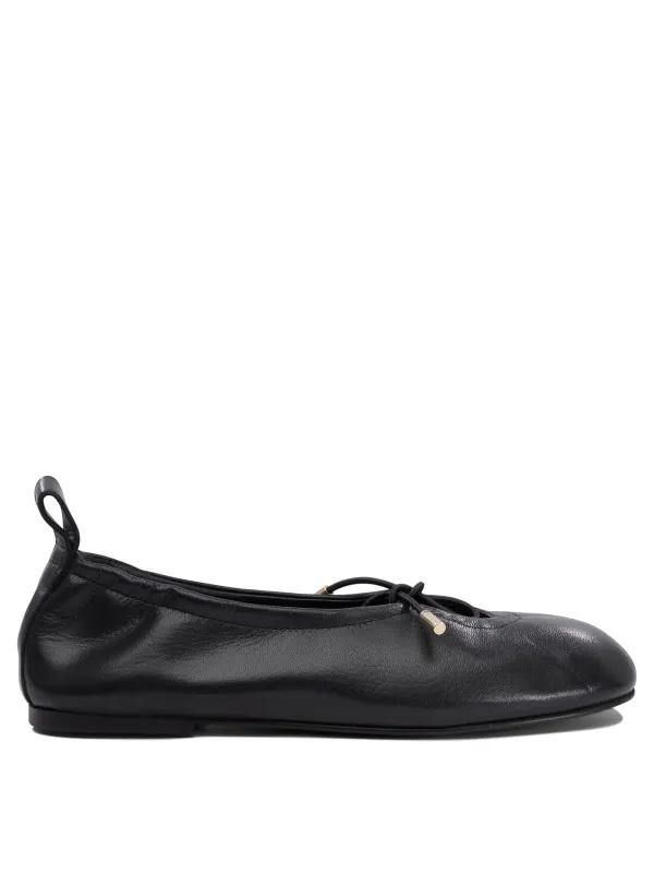 Rosalind Ballerinas Black made by Wanan Luxury