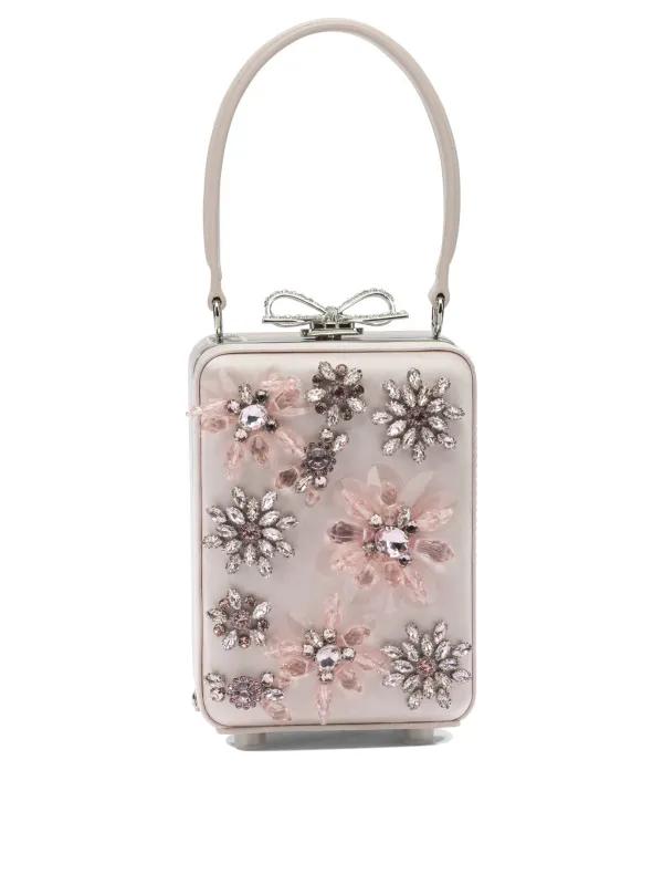 Satin Mini Handbag Handbags Pink made by Self-Portrait