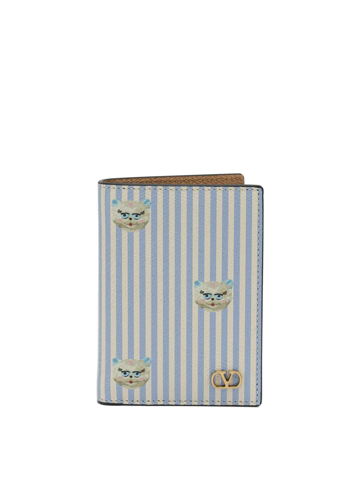 Vlogo Signature Card Holder Wallets & Card Holders Light Blue sold by Wanan Luxury
