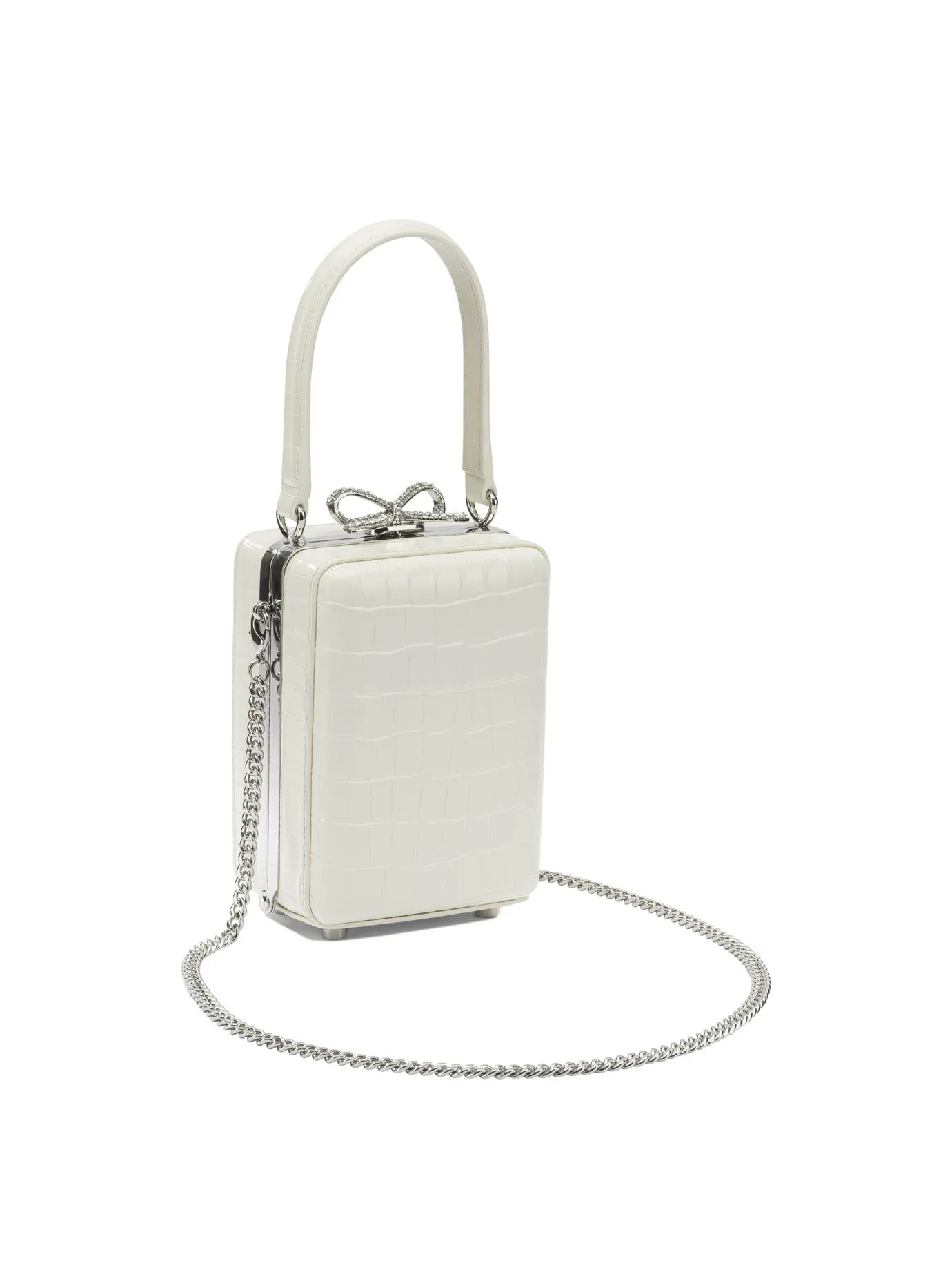 Borsa A Mano Mini In Pelle Di Coccordillo Handbags White sold by Wanan Luxury product image thumbnail 2