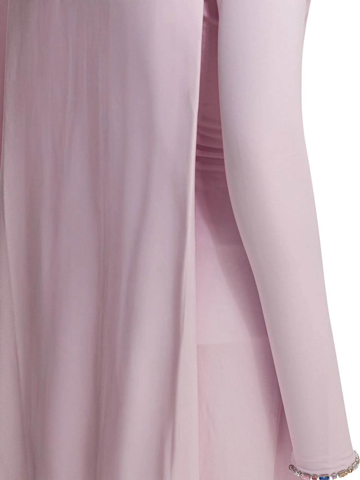 Long Draped Jersey Dress Dresses Pink sold by Wanan Luxury product image thumbnail 4