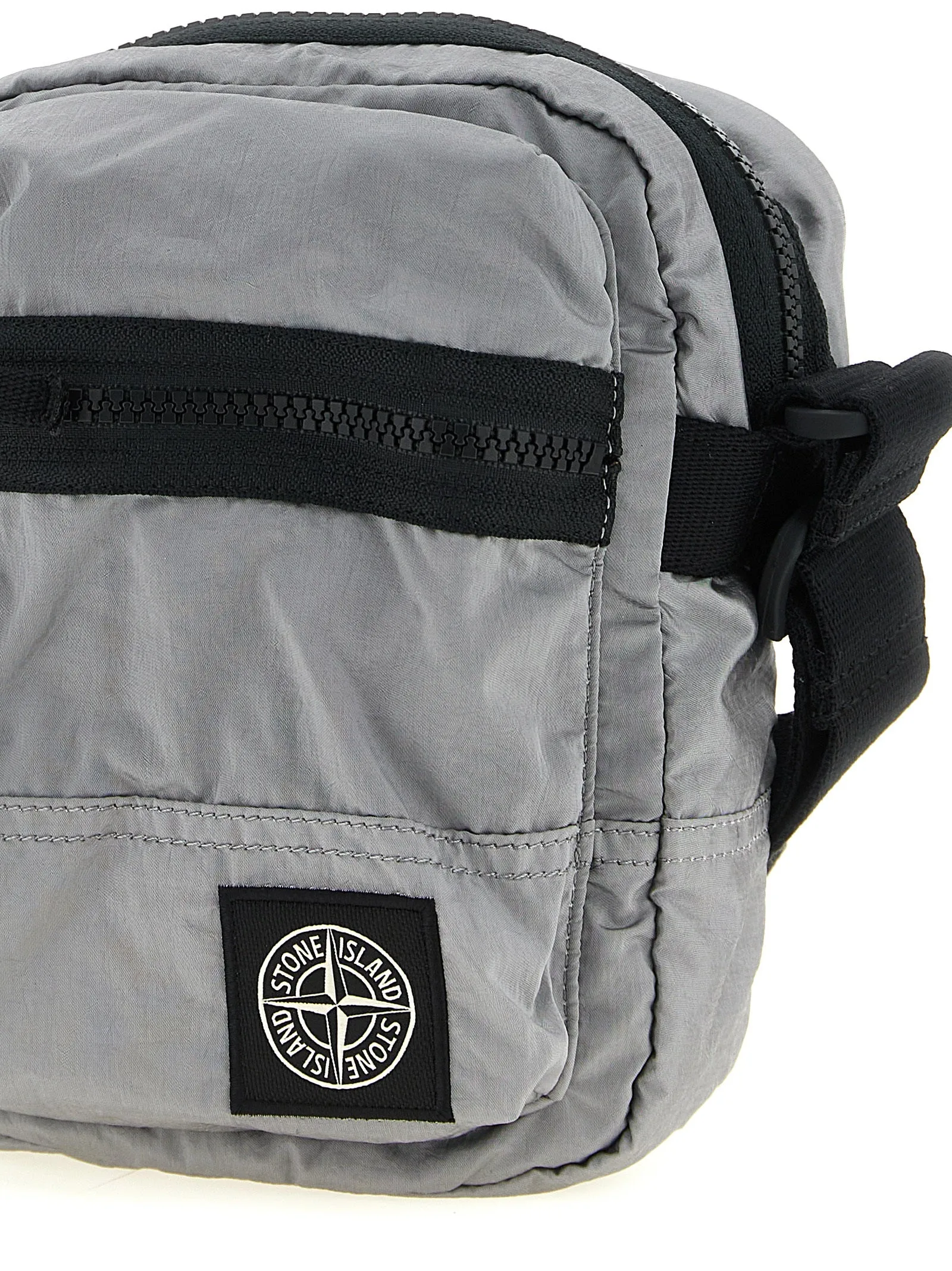 Econyl® Shoulder Strap Crossbody Bags Gray sold by Wanan Luxury product image thumbnail 3