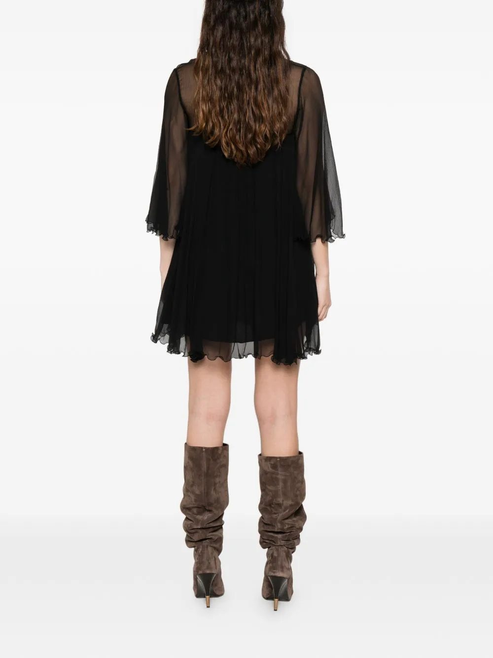 Silk Mini Dress sold by Wanan Luxury product image thumbnail 4