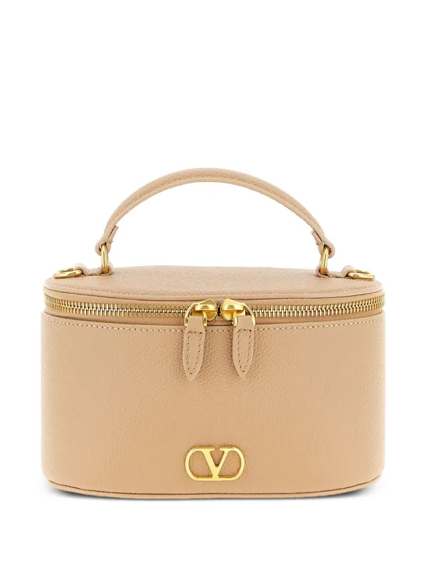 Vlogo Signature Leather Vanity Case sold by Wanan Luxury