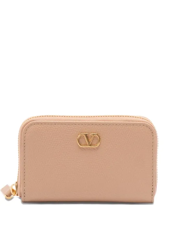 Vlogo Signature Mini Leather Wallet sold by Wanan Luxury