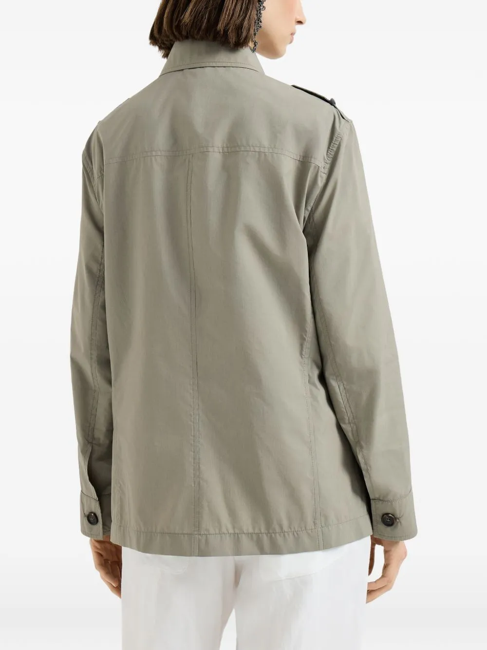 Cotton Blend Field Jacket sold by Wanan Luxury product image thumbnail 4