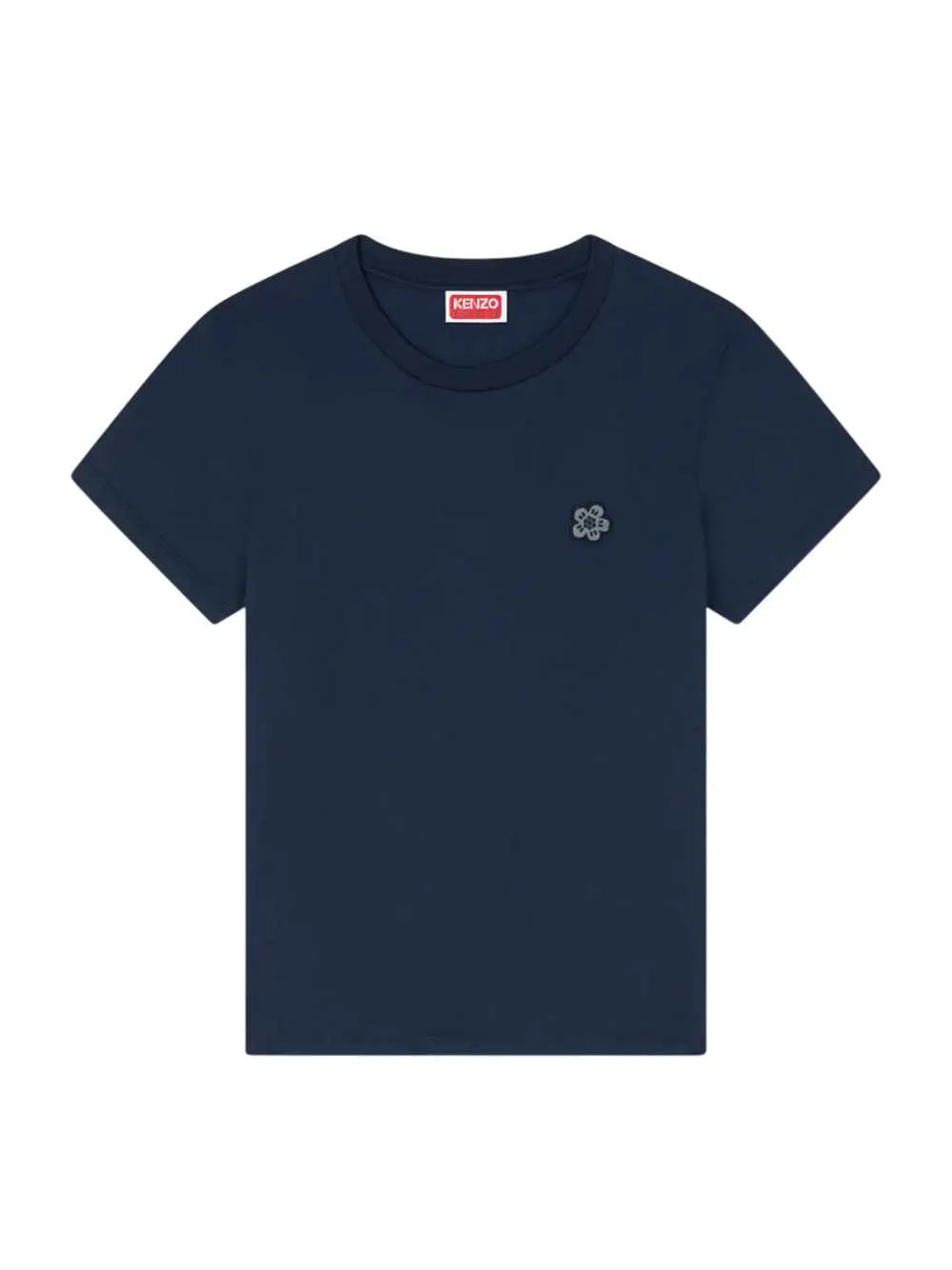 Cotton T-Shirt With "Boke Flower" Embroidery sold by Wanan Luxury