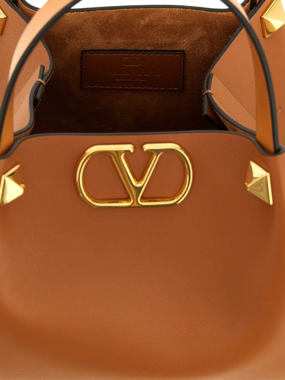 Vlogo Signature Small Leather Tote Bag sold by Wanan Luxury product image thumbnail 2