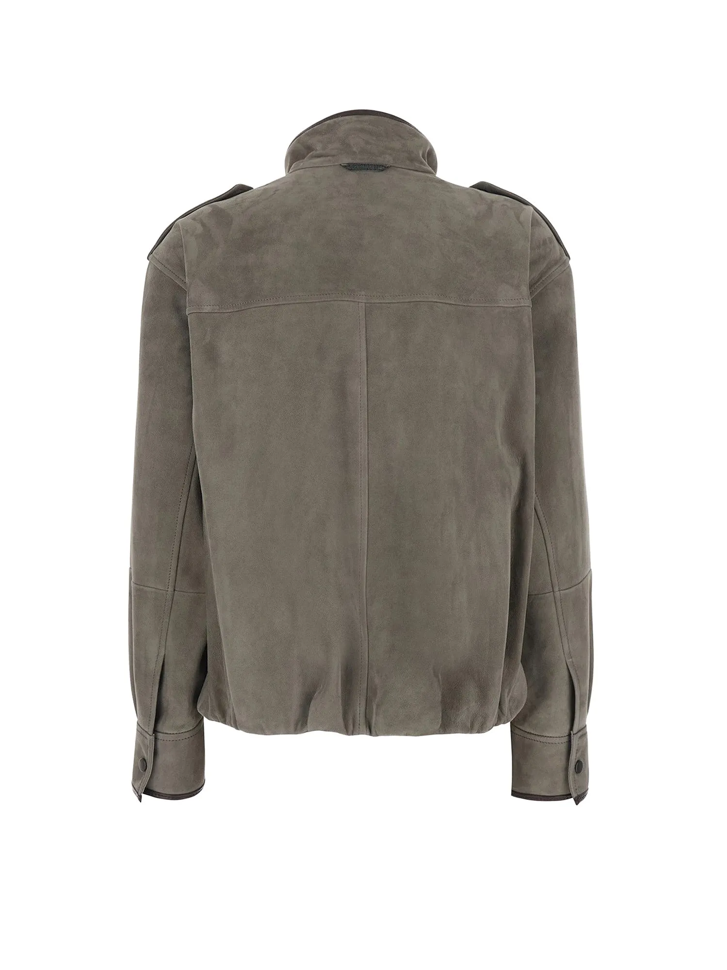 Suede Jacket With Leather Profiles sold by Wanan Luxury product image thumbnail 2