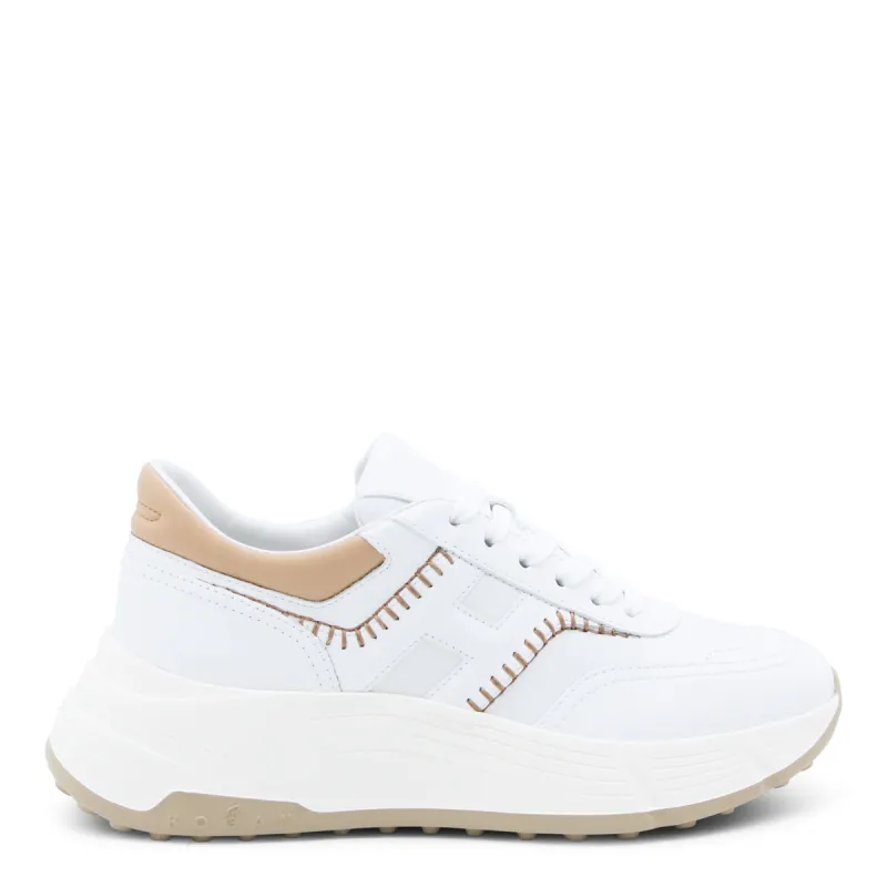 Sneakers Bianco/Deserto made by Hogan