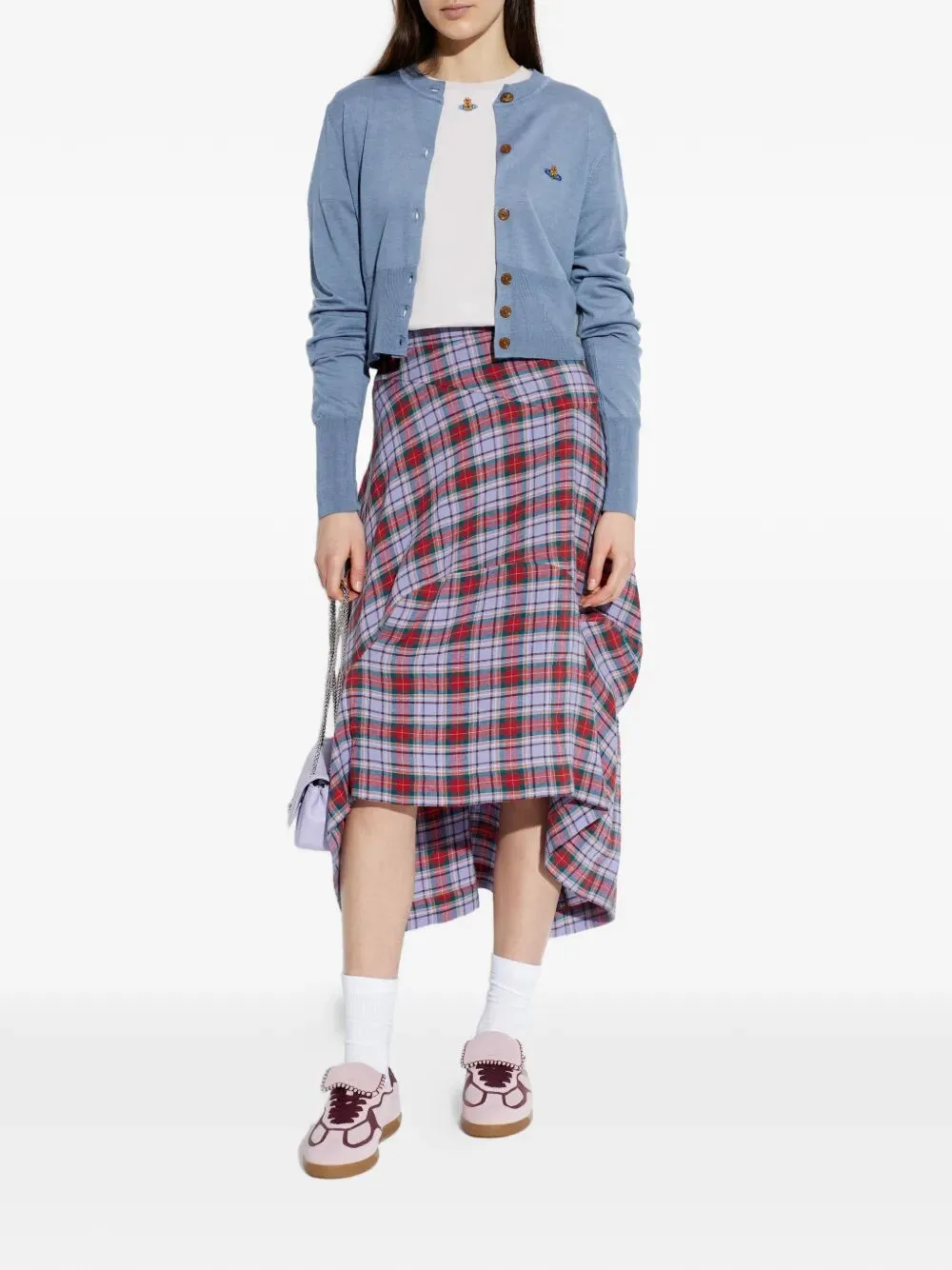 Bea Silk Blend Cropped Cardigan sold by Wanan Luxury product image thumbnail 4