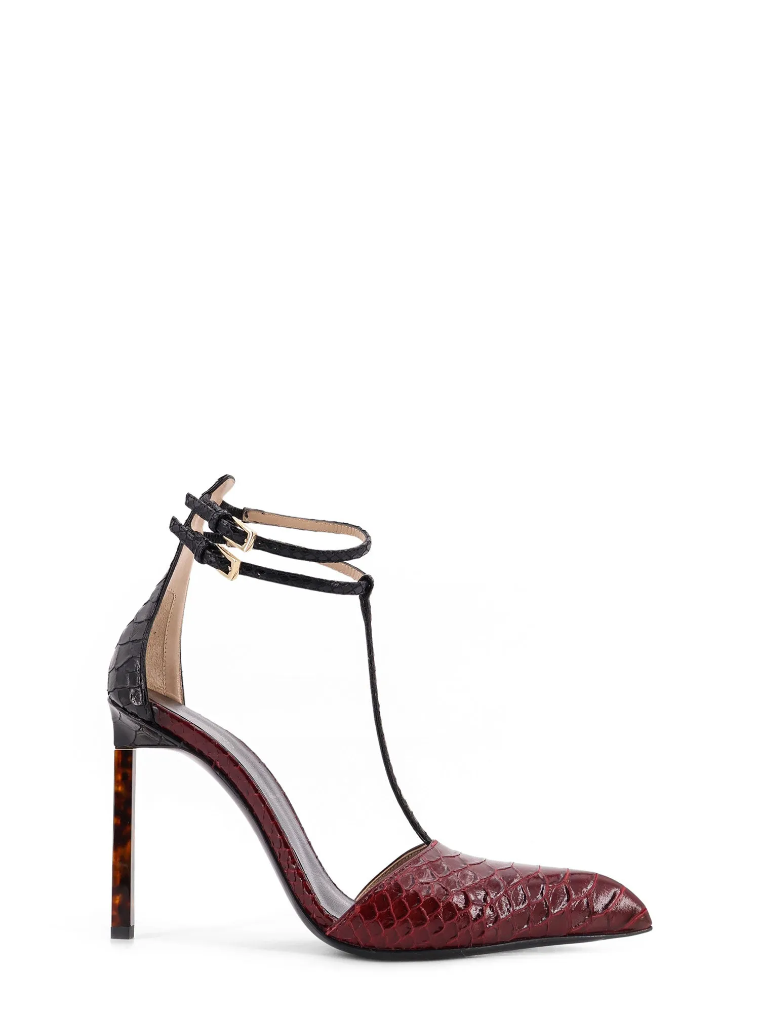 Python-Effect Leather Pumps sold by Wanan Luxury