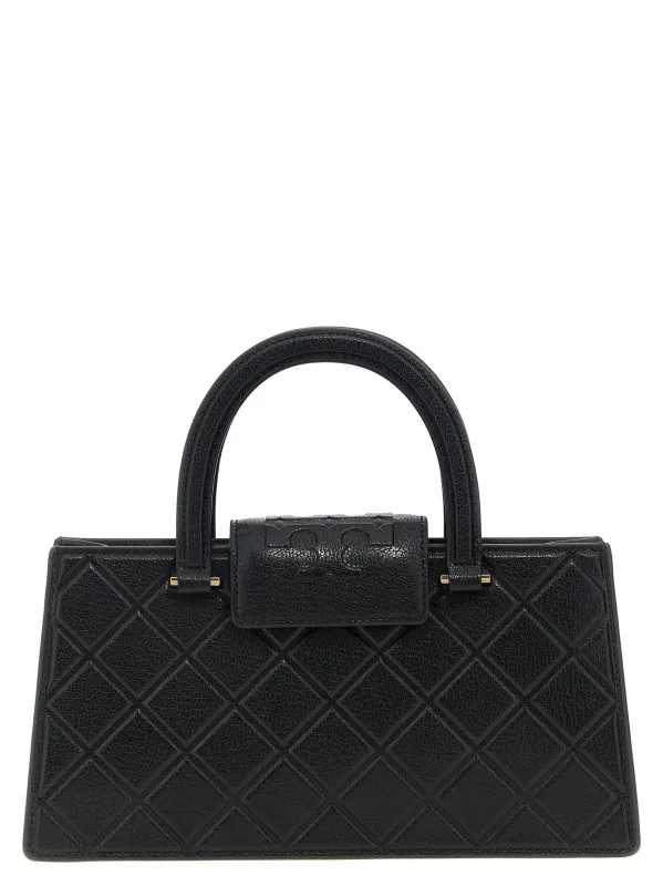 Fleming East-West Tote Bag Black made by Tory Burch