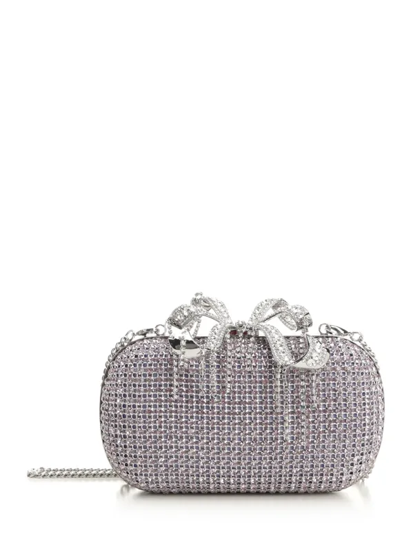 Mesh Clutch Handbags Violet sold by Wanan Luxury