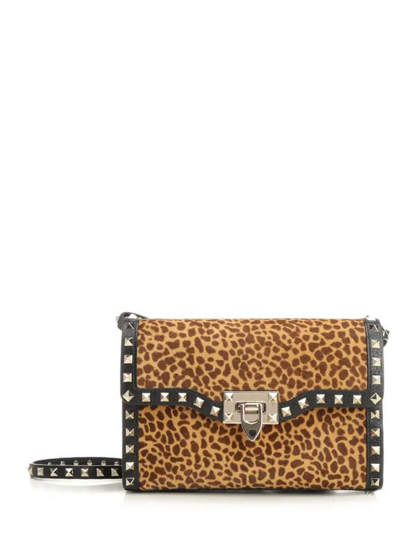 Rockstud Crossbody Bags Beige sold by Wanan Luxury