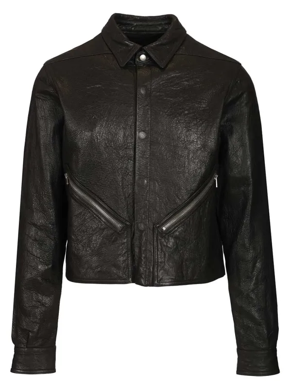 Tour Alice Shirt In Leather Jackets Black sold by Wanan Luxury