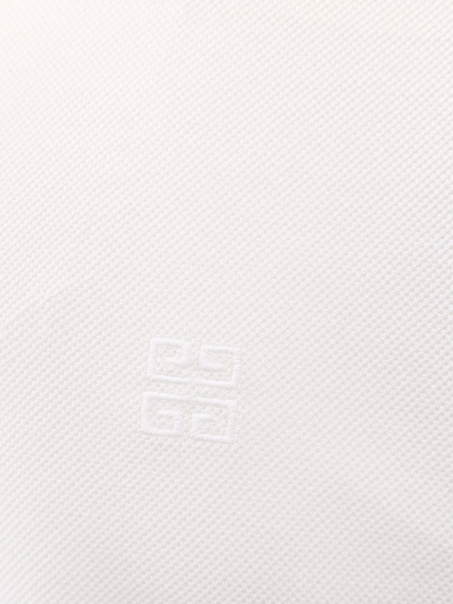 Piqué Cotton Polo Shirt With 4g Embroidery sold by Wanan Luxury product image thumbnail 3