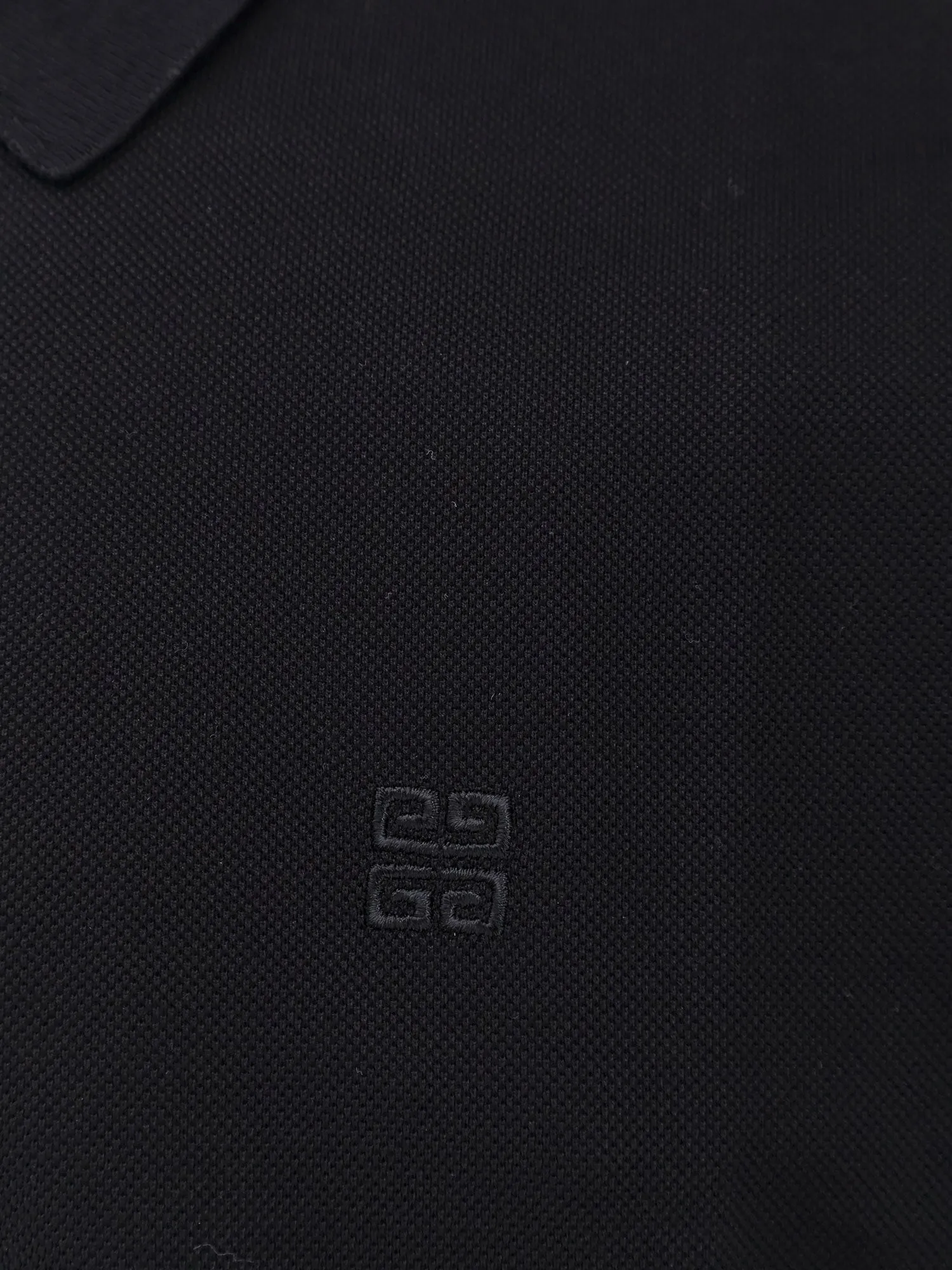 Piqué Cotton Polo Shirt With 4g Embroidery sold by Wanan Luxury product image thumbnail 3
