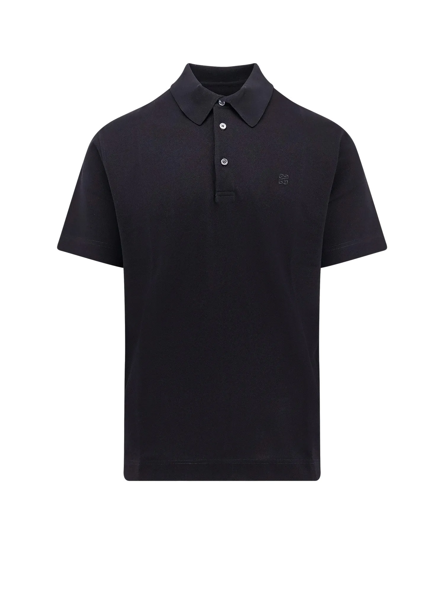 Piqué Cotton Polo Shirt With 4g Embroidery sold by Wanan Luxury