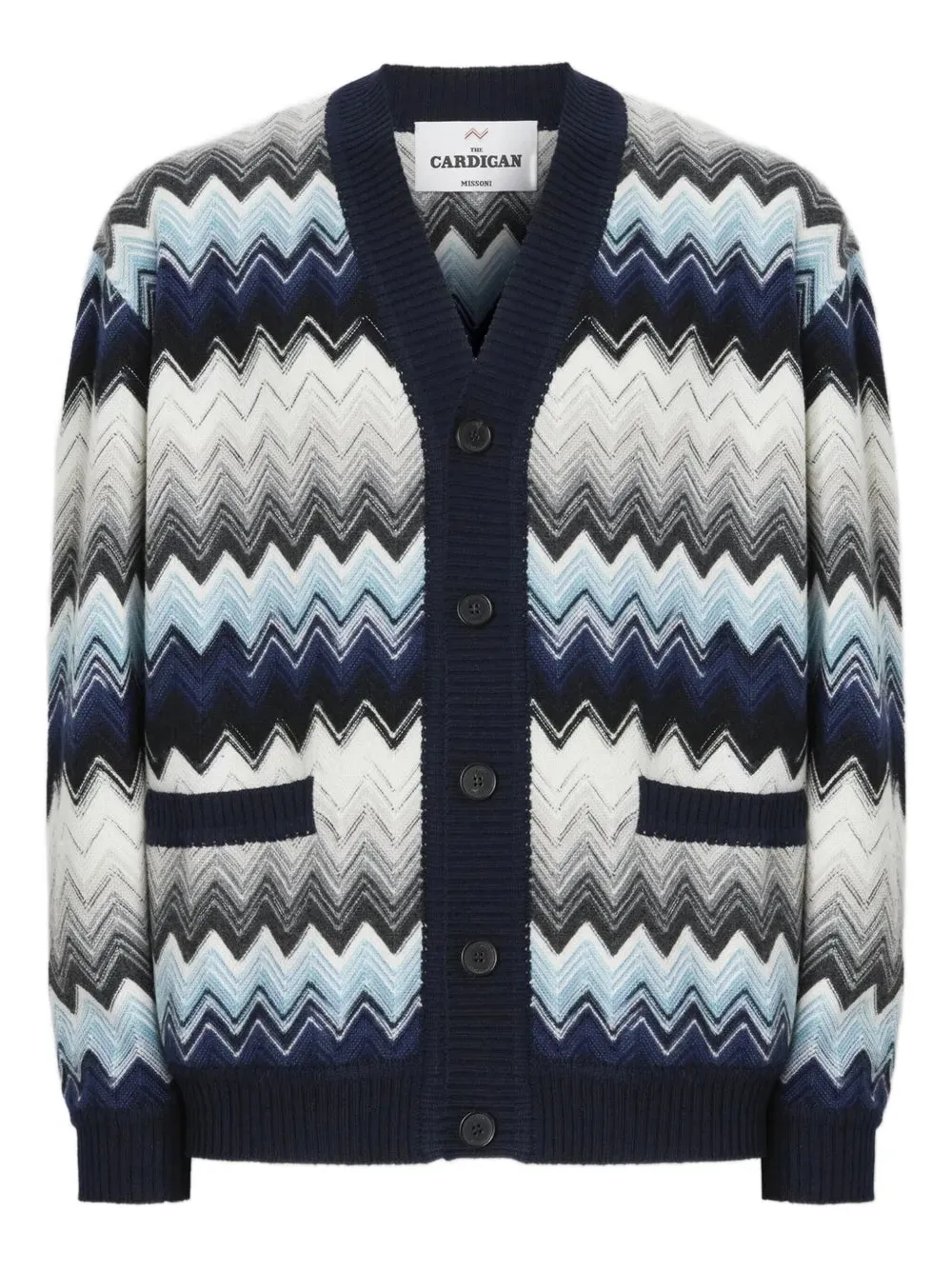 Chevron Pattern Cardigan sold by Wanan Luxury