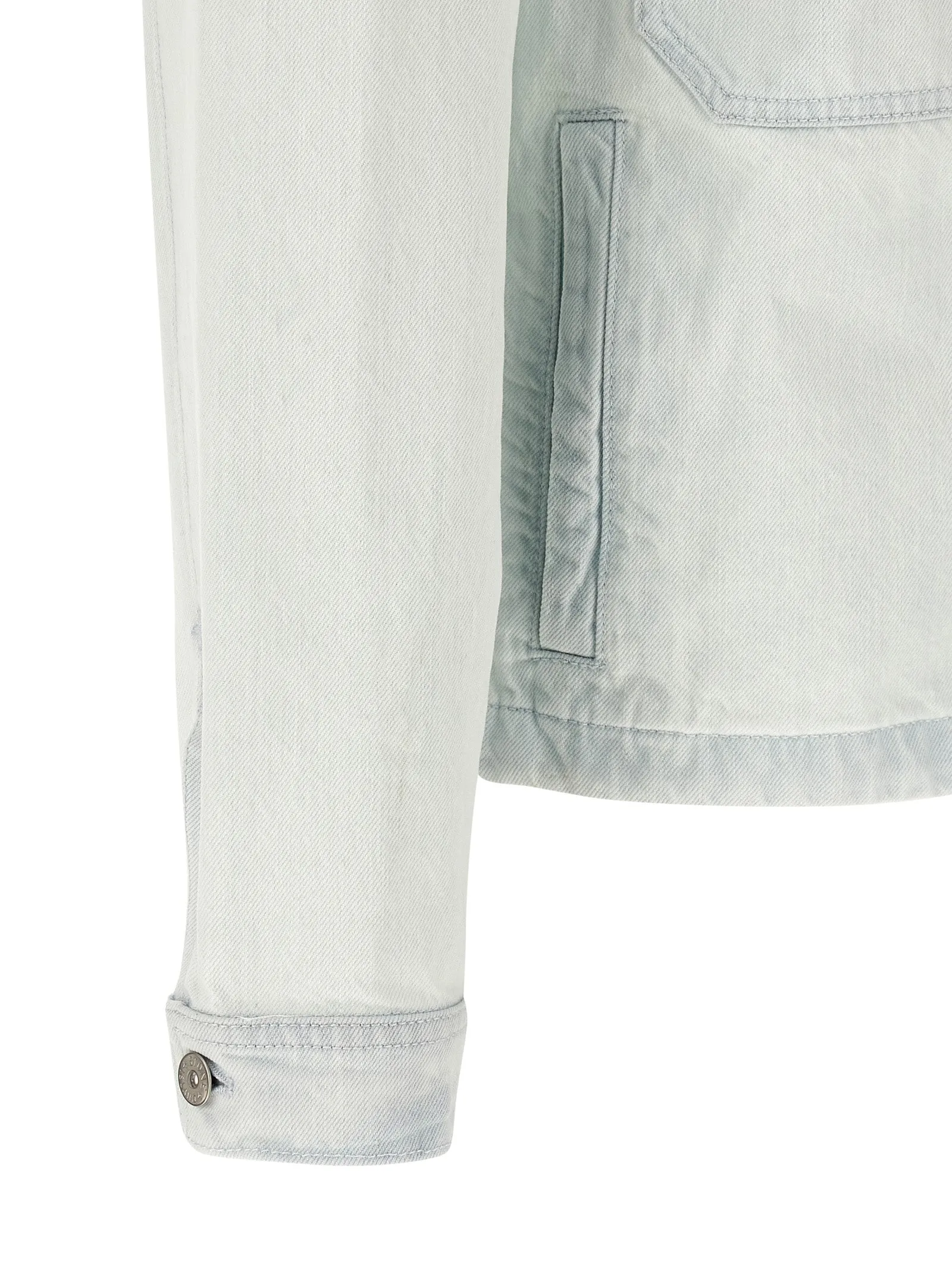 Denim Jacket Puffer Jackets Light Blue sold by Wanan Luxury product image thumbnail 4