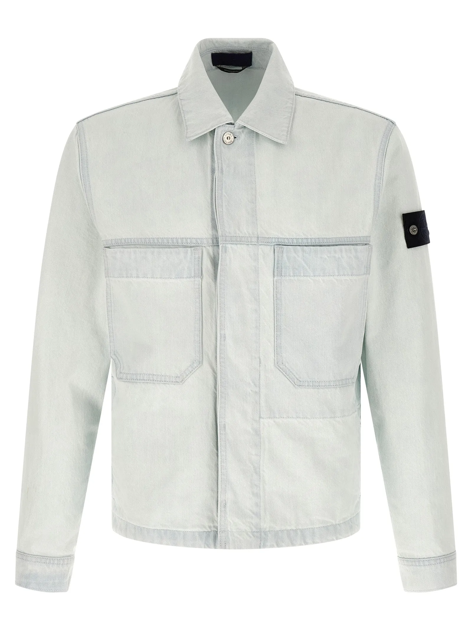 Denim Jacket Puffer Jackets Light Blue sold by Wanan Luxury