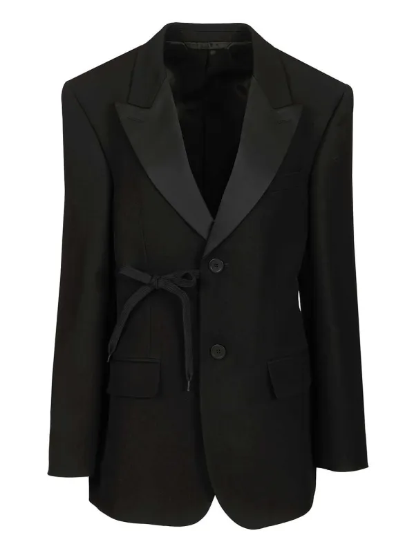 Wrap Tuxedo Jacket Jackets Black made by Balenciaga