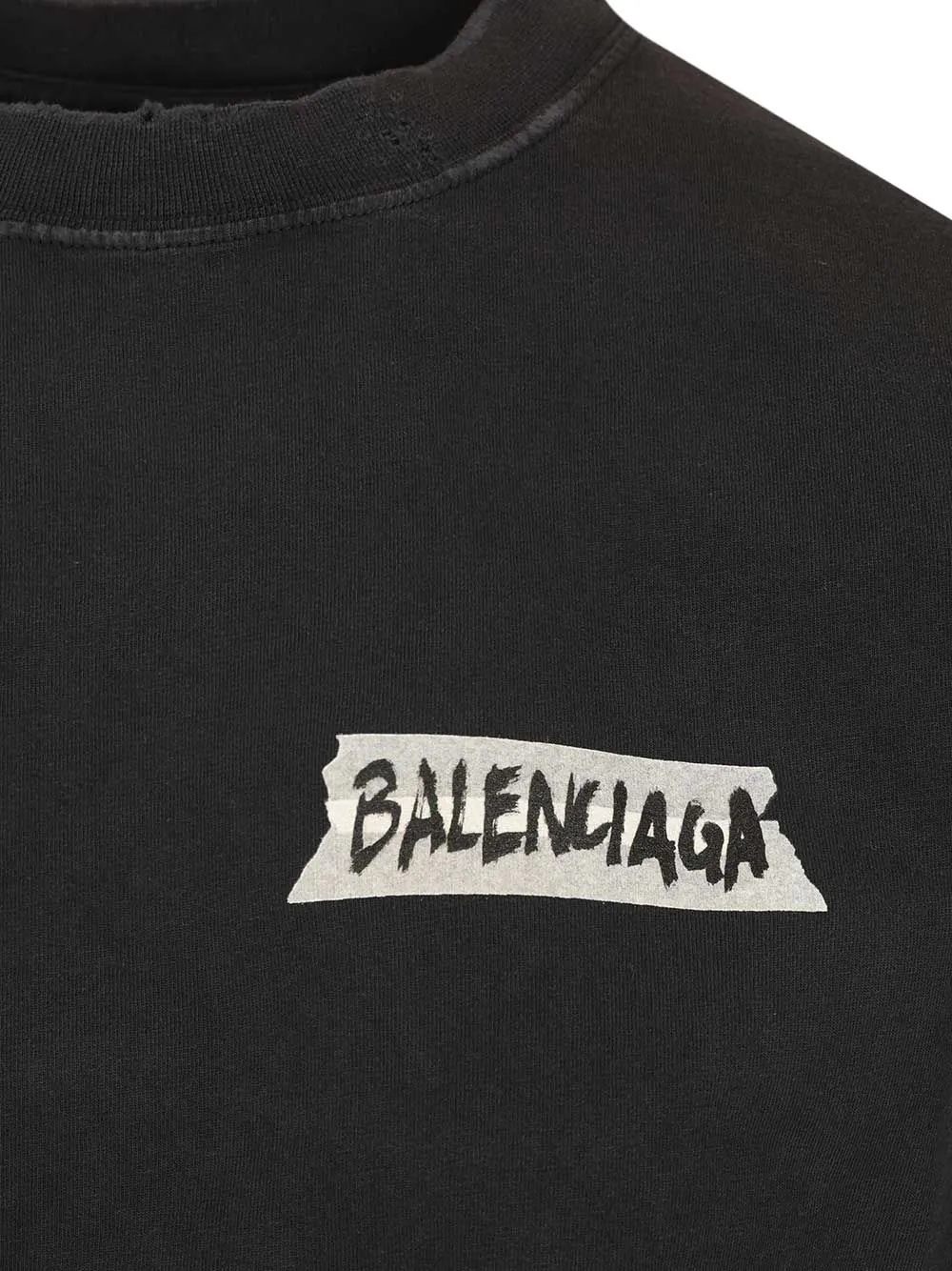 Masking Tape T-Shirt Black sold by Wanan Luxury product image thumbnail 3