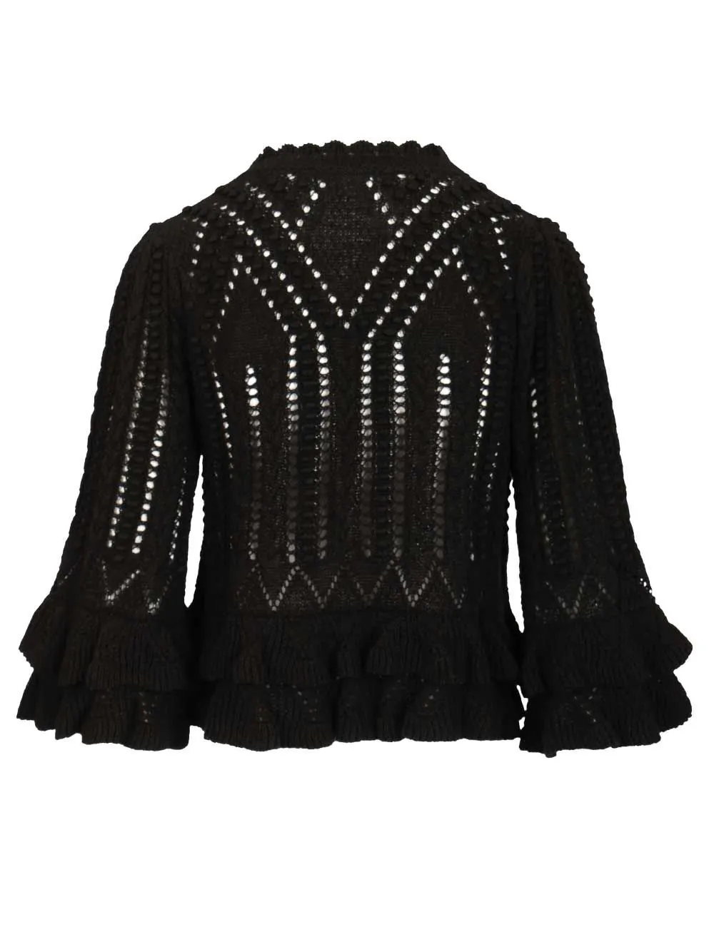 Norma Knitted Top Tops Black sold by Wanan Luxury product image thumbnail 2