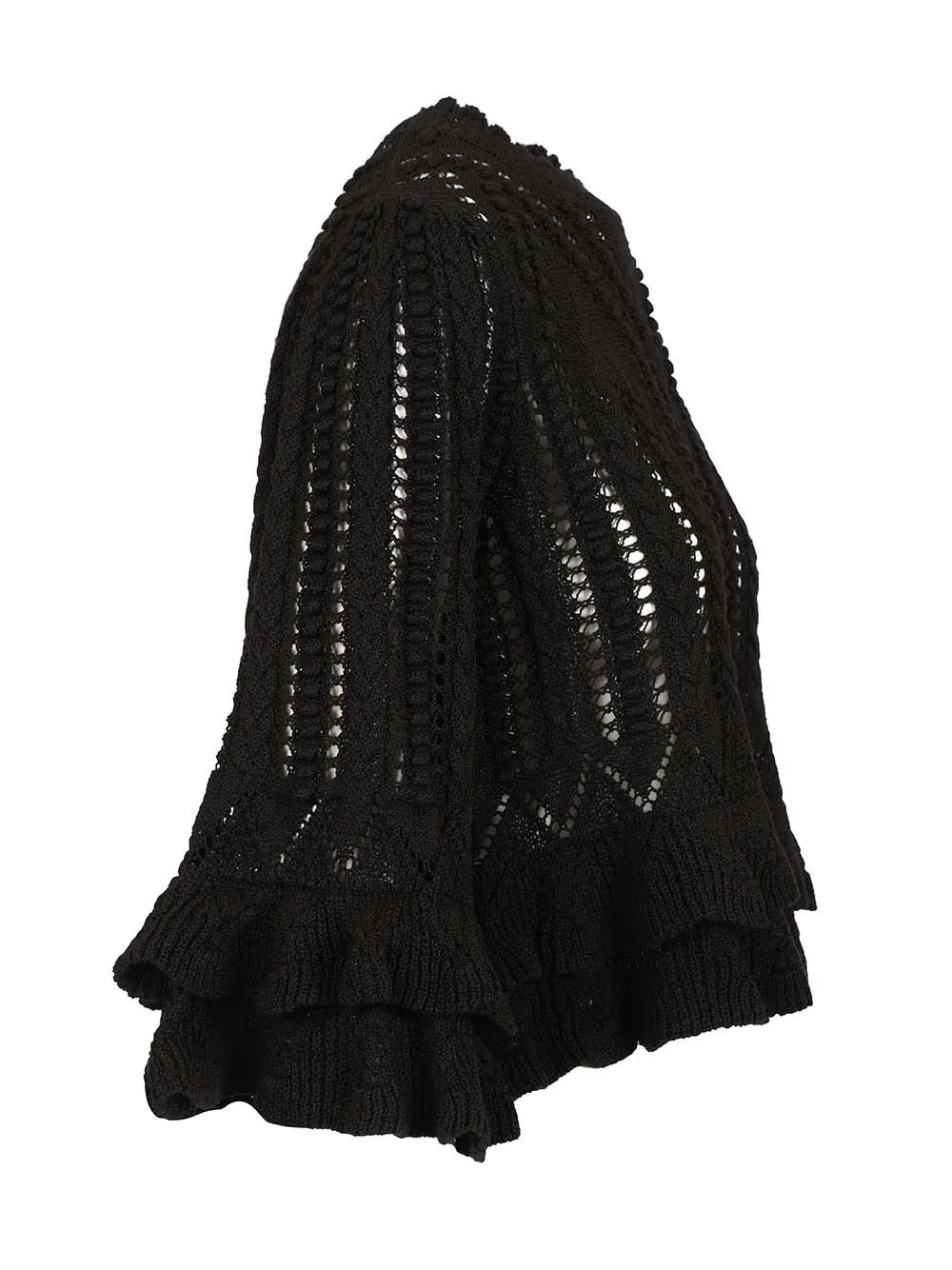 Norma Knitted Top Tops Black sold by Wanan Luxury product image thumbnail 3