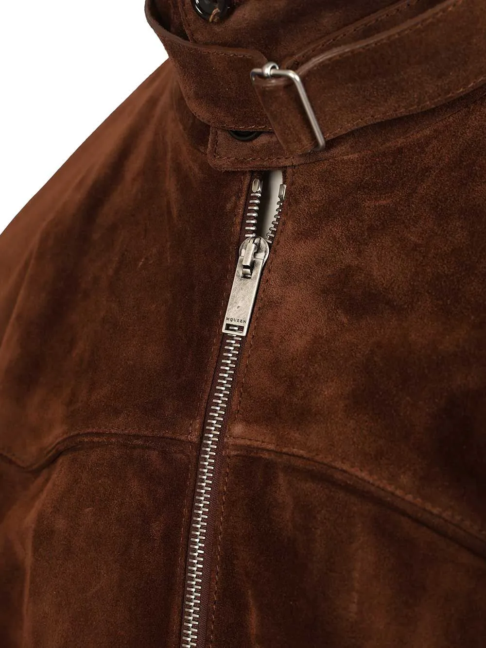 Suede Harrington Jacket Jackets Brown sold by Wanan Luxury product image thumbnail 4