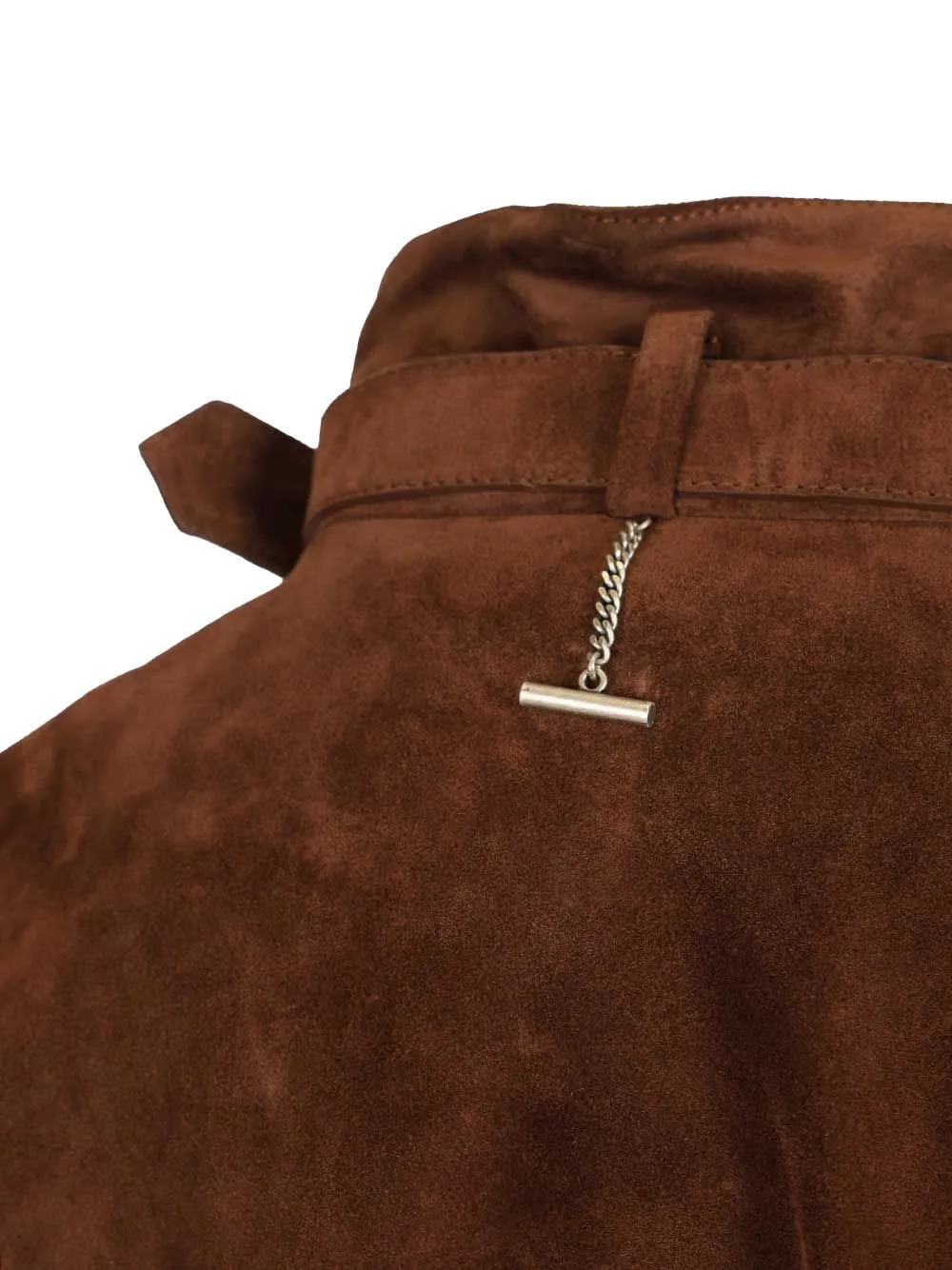 Suede Harrington Jacket Jackets Brown sold by Wanan Luxury product image thumbnail 5