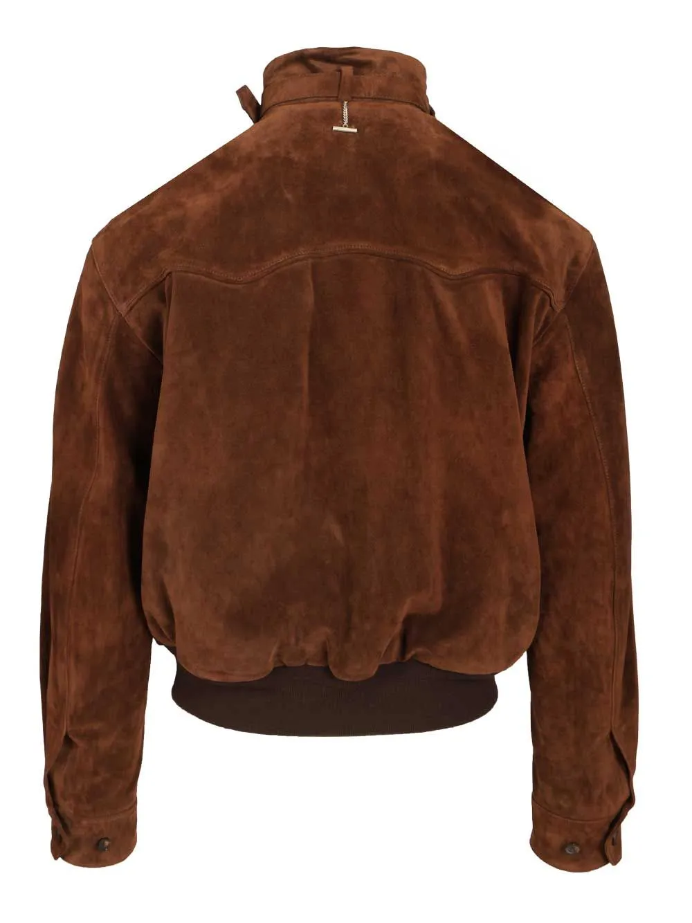 Suede Harrington Jacket Jackets Brown sold by Wanan Luxury product image thumbnail 2