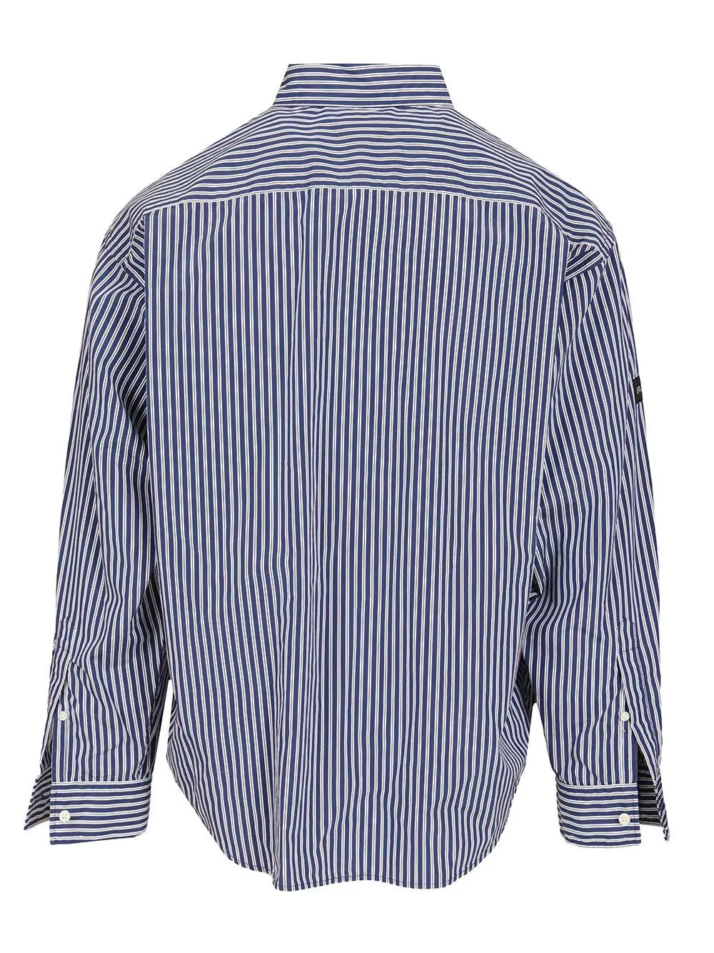 Oversized Striped Shirt Shirts Blue sold by Wanan Luxury product image thumbnail 2