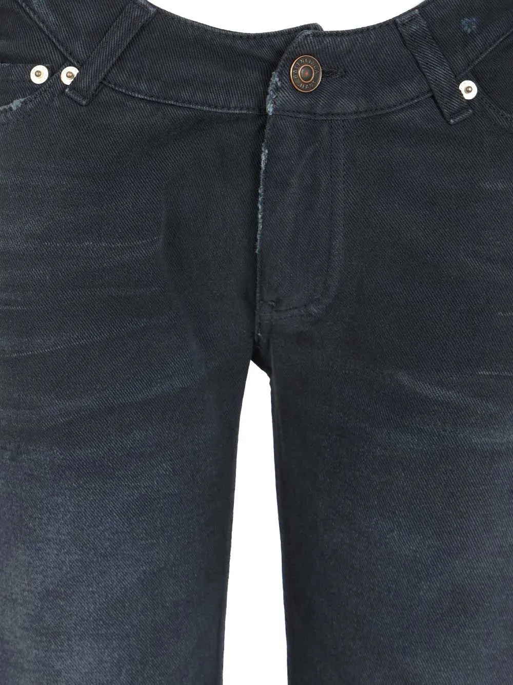 Curved Waist Pants Jeans Blue sold by Wanan Luxury product image thumbnail 3