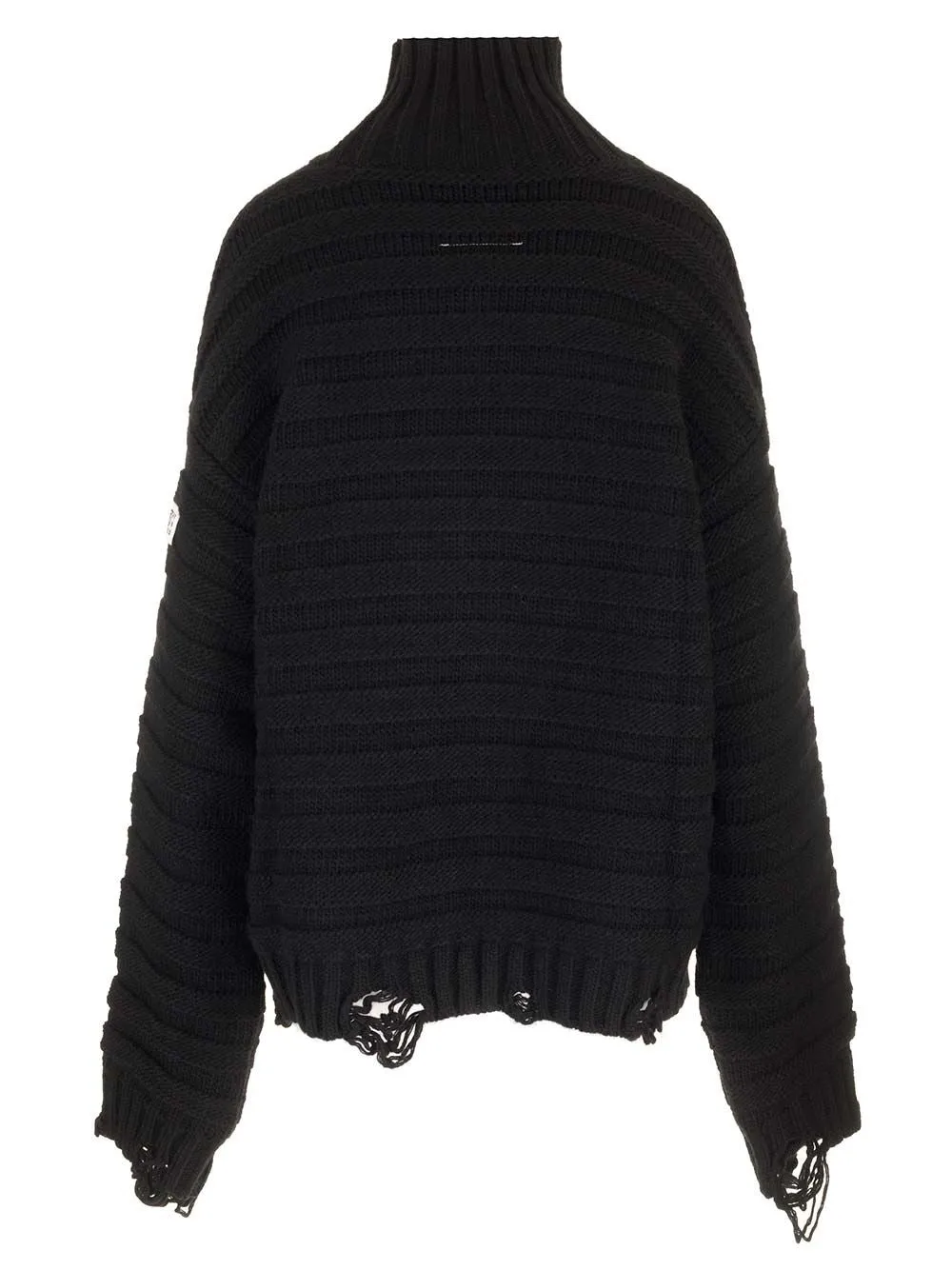 High Neck Sweater Knitwear Black sold by Wanan Luxury product image thumbnail 2